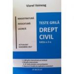 Viorel Voineag. Teste grila pentru magistratura, avocatura si licenta, actualizat Noiembrie 2017 (Editia a II-a)