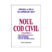 Noul cod civil volumul 1