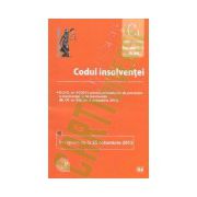 Codul insolventei - In vigoare de la 25 octombrie 2013