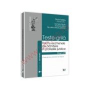 Teste-grila pentru examenele de admitere in profesiile juridice