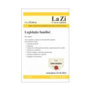 Legislatia familiei. Actualizat la 25.10.2014