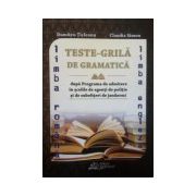 Teste-Grila de gramatica pentru admiterea in scolile de agenti de politie,subofiteri de jandarmi,Romana si Engleza (2015)