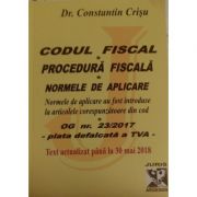 Codul fiscal, codul de procedura fiscala si normele de aplicare