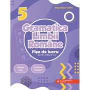 Gramatică. Fișe de lucru (pe lecții și unități de învățare cu itemi și teste de evaluare). Clasa a V-a