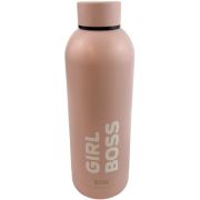 Sticlă de apă / termos Girl boss – culoare roz 500 ml
