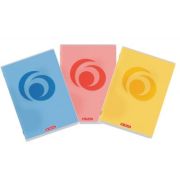 Caiet A4, 48 file, 70g/mp, dictando, colturi rotunjite, motiv rainbow, herlitz