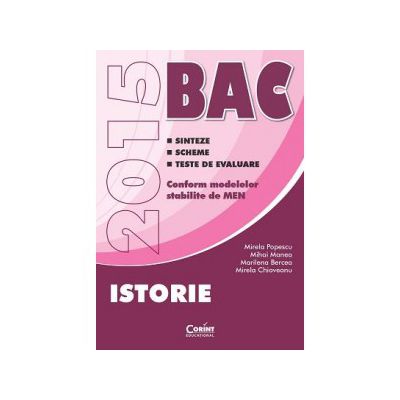 ISTORIE. BACALAUREAT 2015