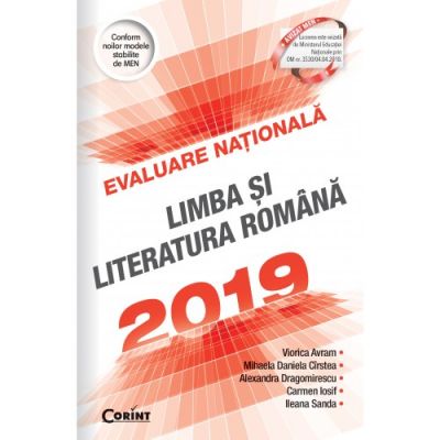 Evaluare naţională 2019. Limba şi literatura română