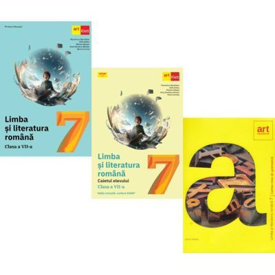 Pachet Limba si literatura romana clasa a 7-a. Manual, Caiet si Cartea mea de gramatica - Sofia Dobra, Florentina Samihaian