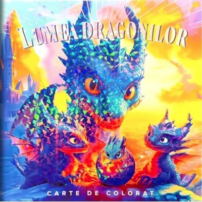 Lumea dragonilor. Carte de colorat