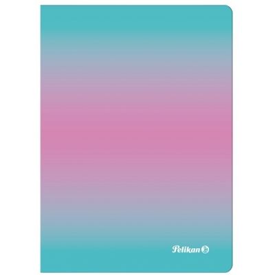 Caiet A6, 80 file, color Edition, matematica, culoare roz, menta, Pelikan